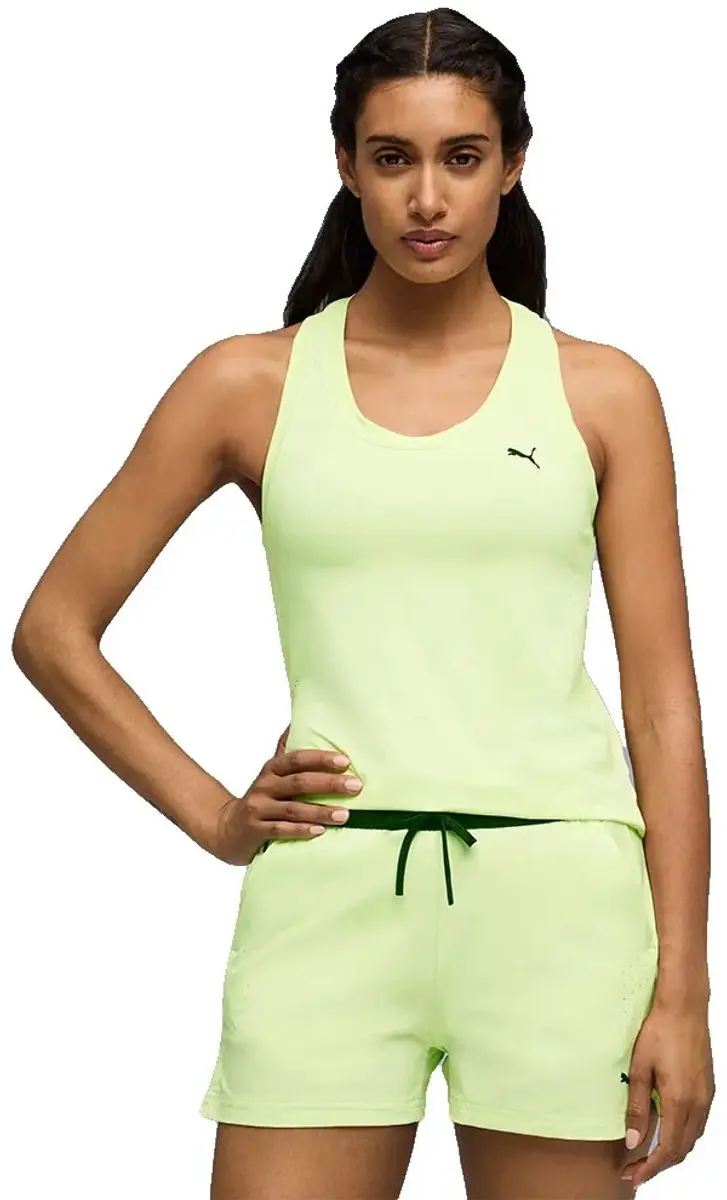 PUMA Pwrmode Mouwloos T-shirt - L - Apple Spritz