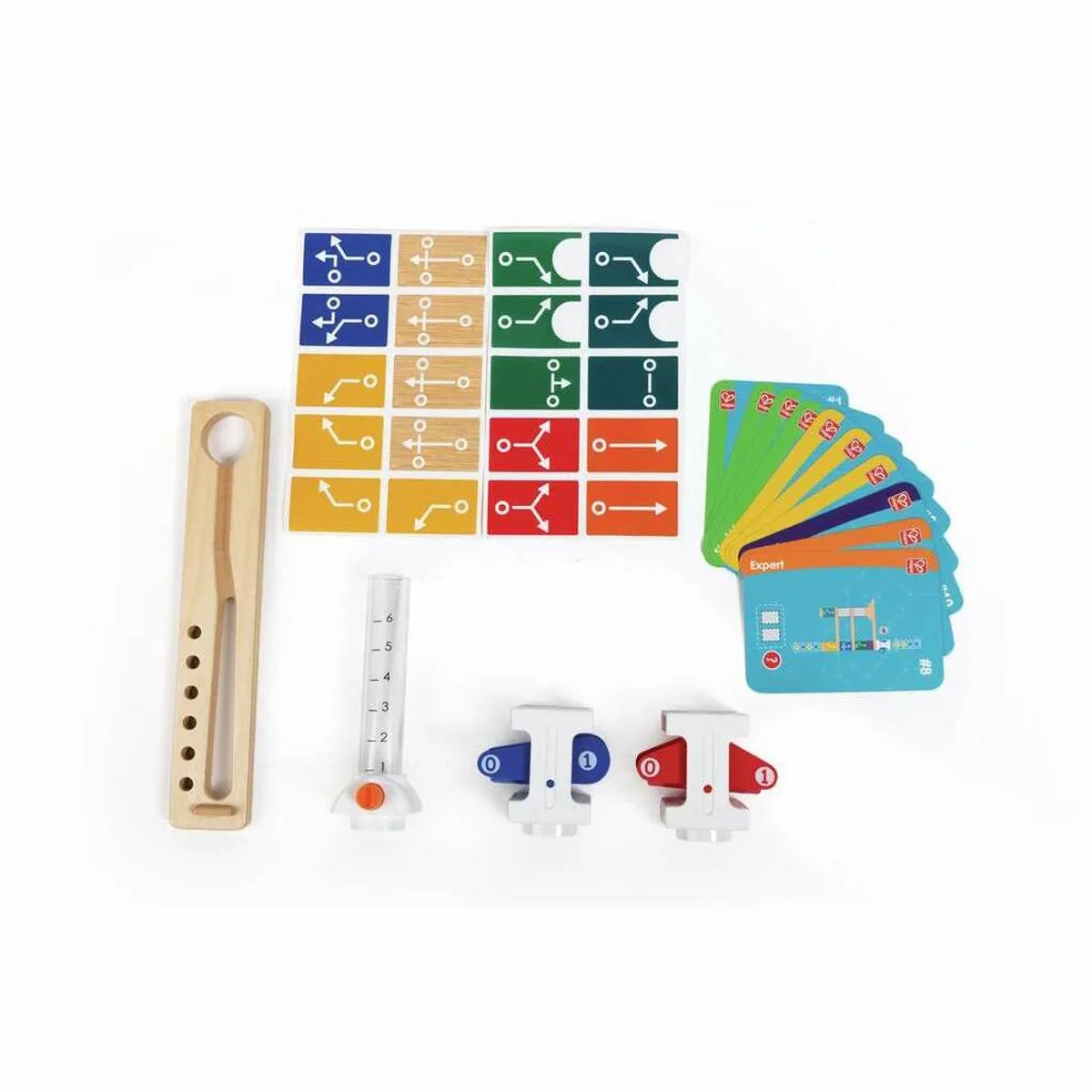 Hape Race naar de Finish Uitbreidingspakket 2 Stuks - Multicolor
