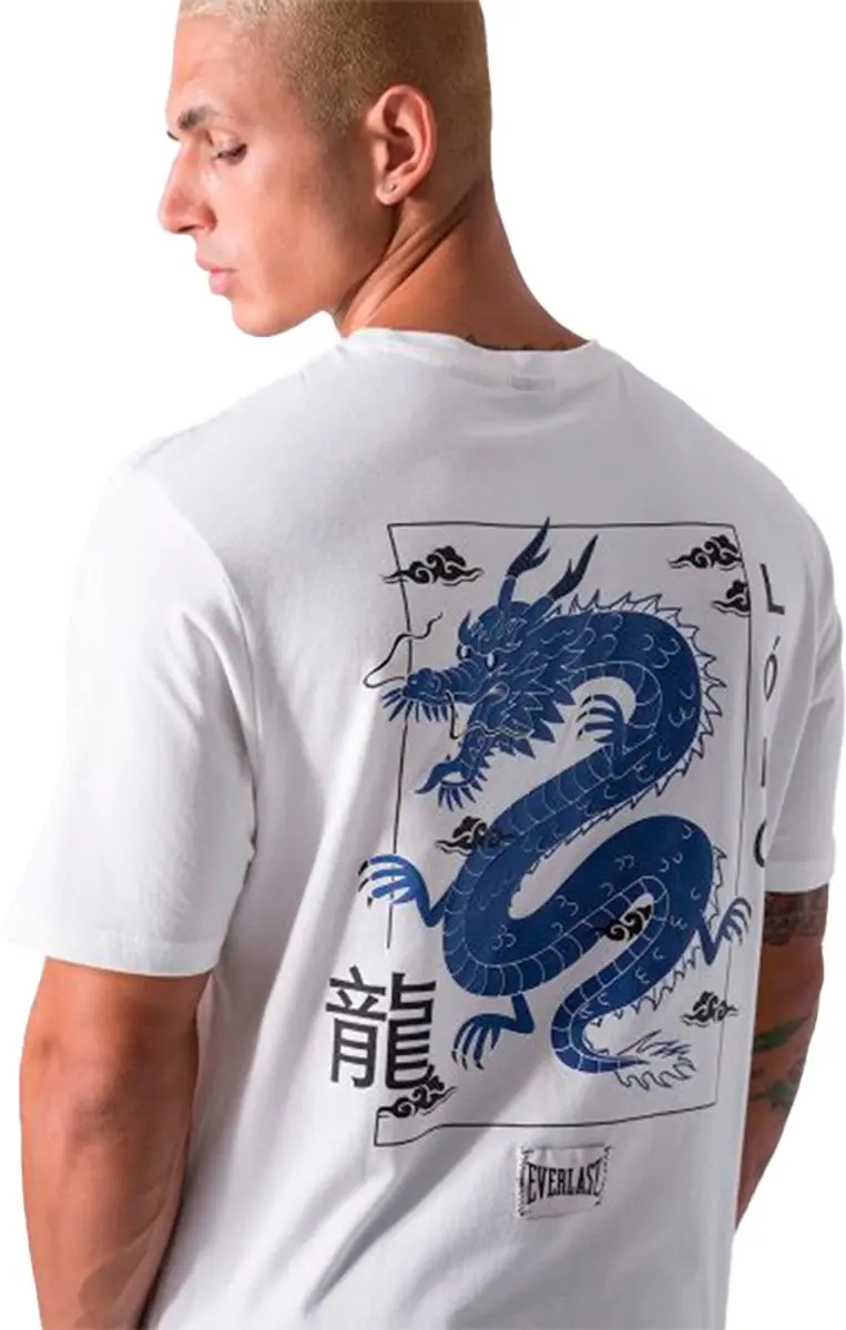 Everlast Jersey Dragon T-shirt M - Wit