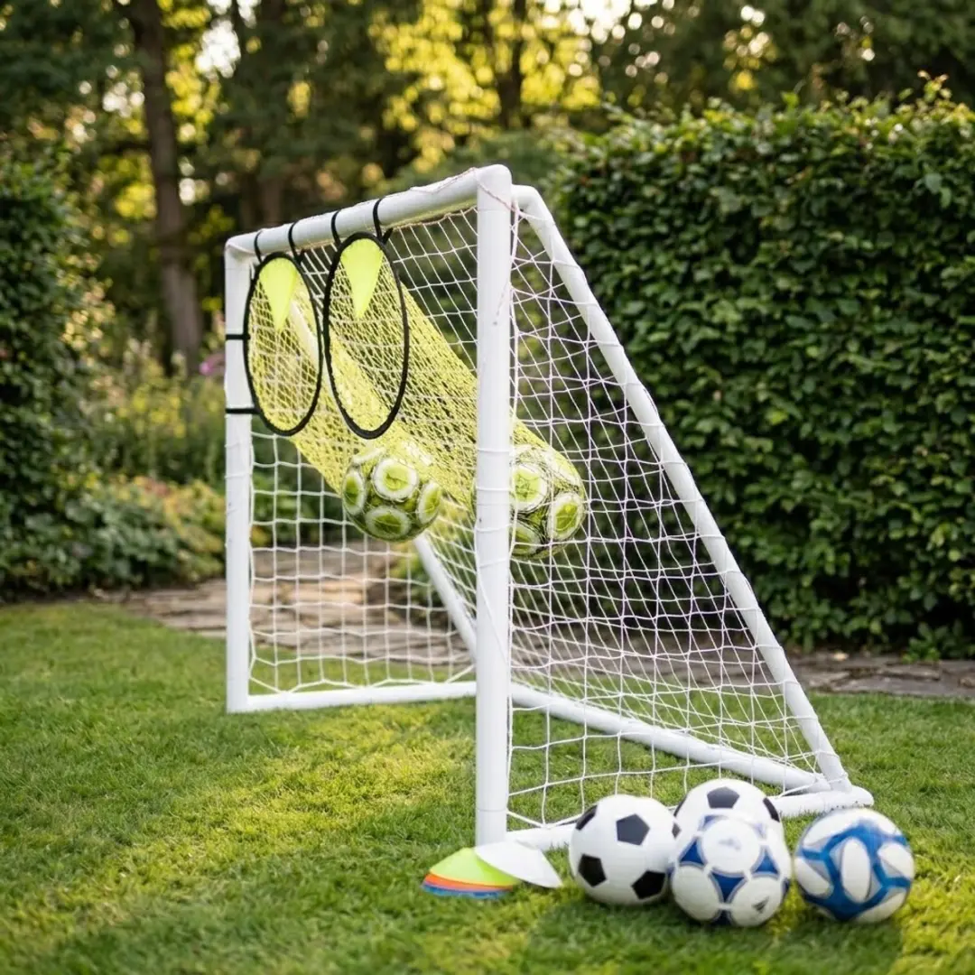 NuveX Voetbal Trainingsnet Zwart-Geel