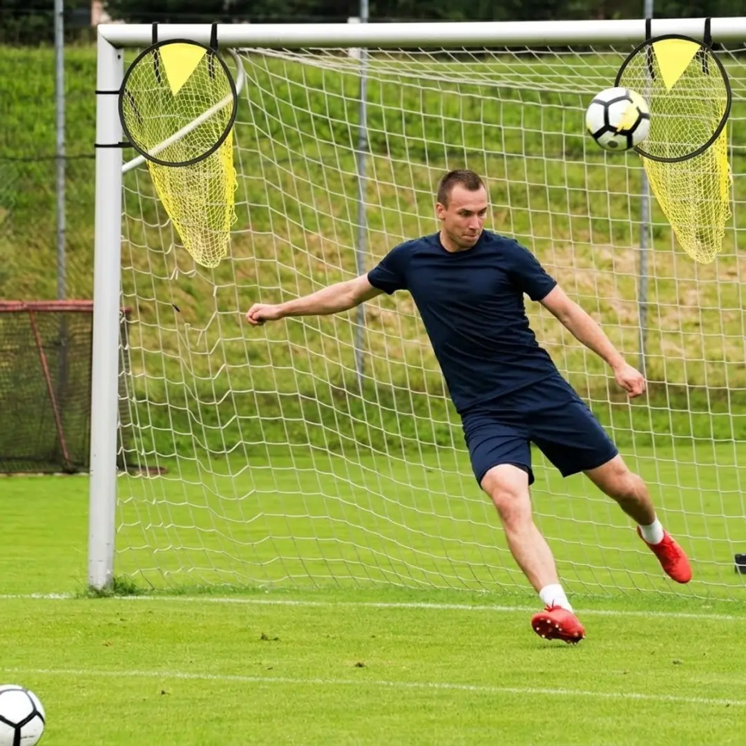 NuveX Voetbal Trainingsnet Zwart-Geel