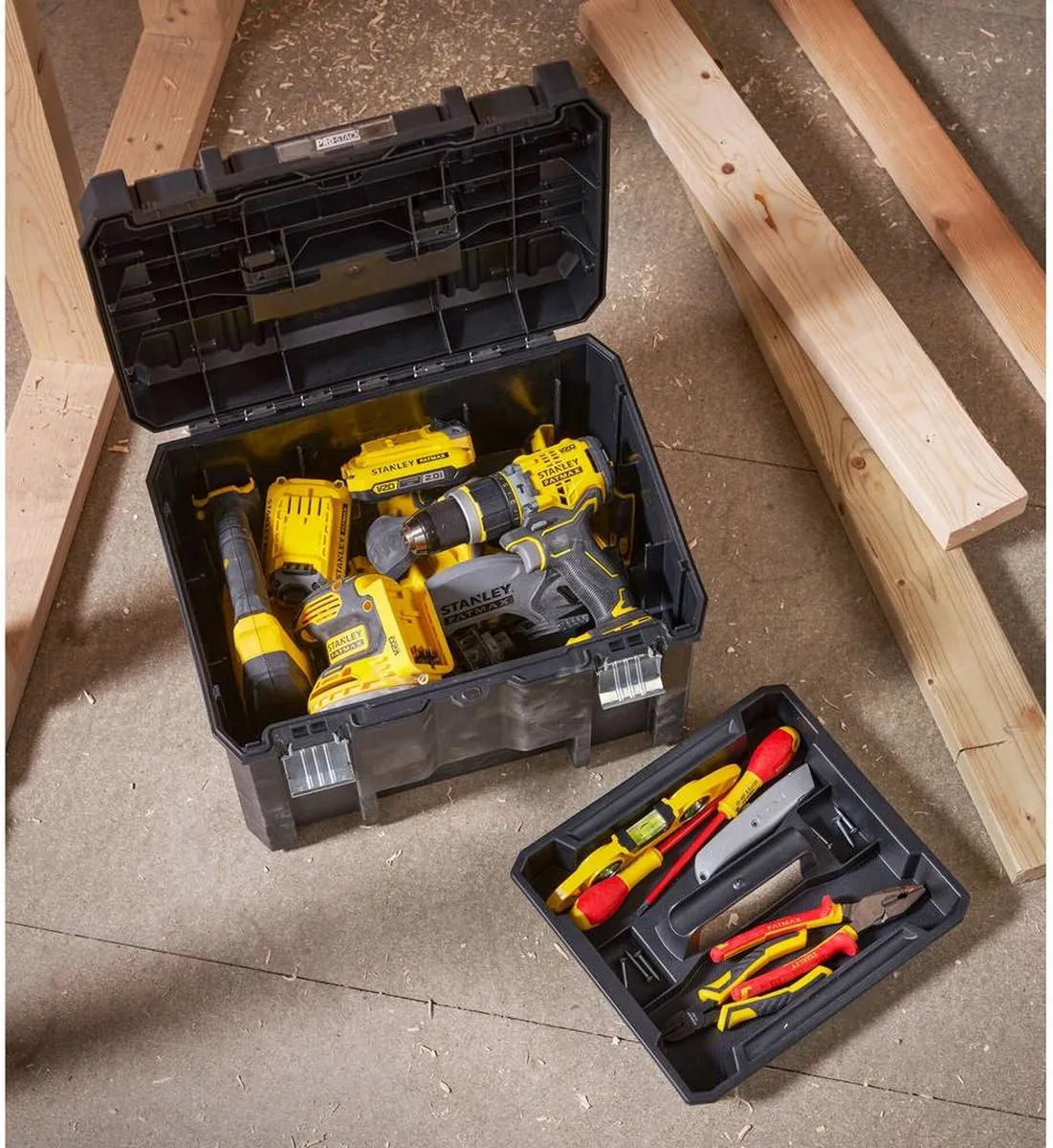 Stanley FatMax Tstak VI FMST1-71971 Diepe Gereedschapskoffer - 2-delig