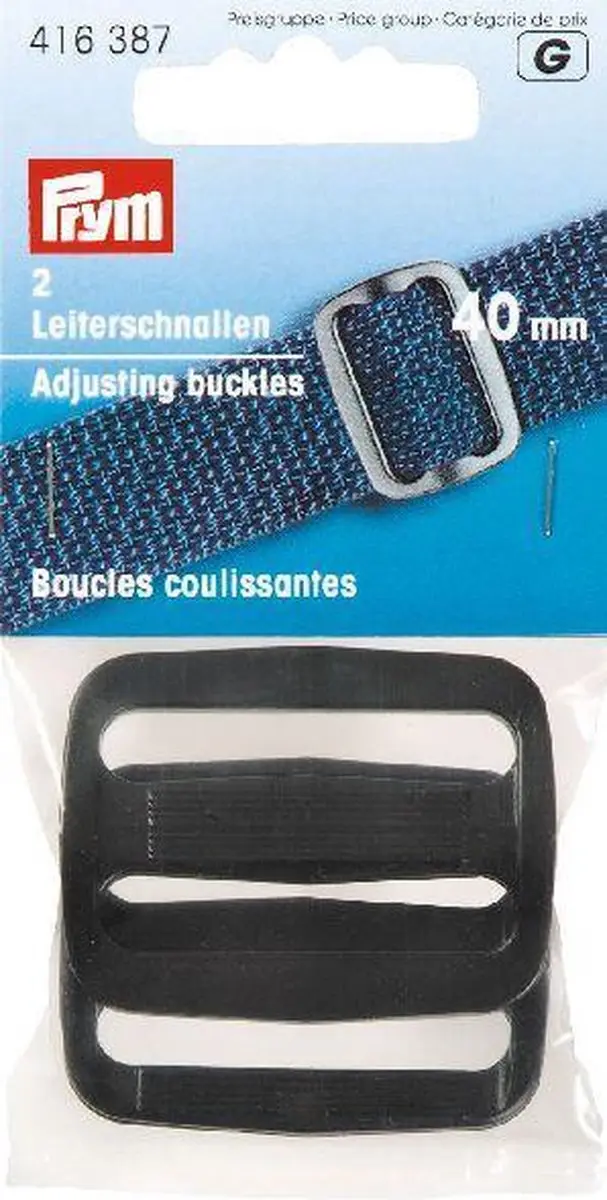 Prym Regelbare Gespen 40mm - 2 Stuks