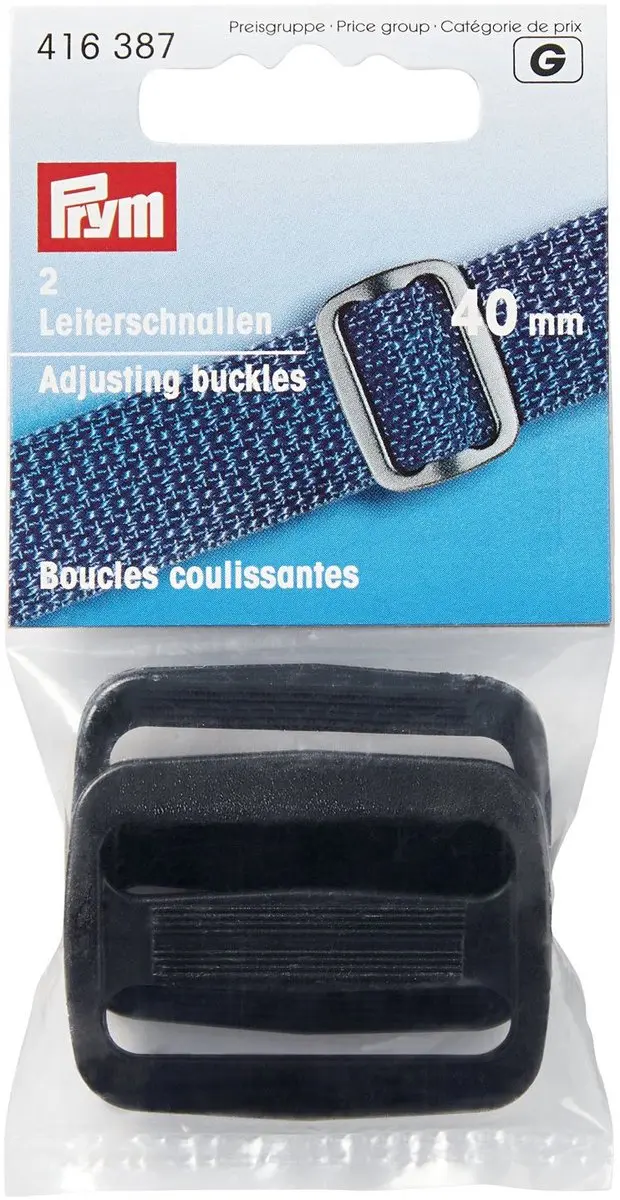 Prym Regelbare Gespen 40mm - 2 Stuks