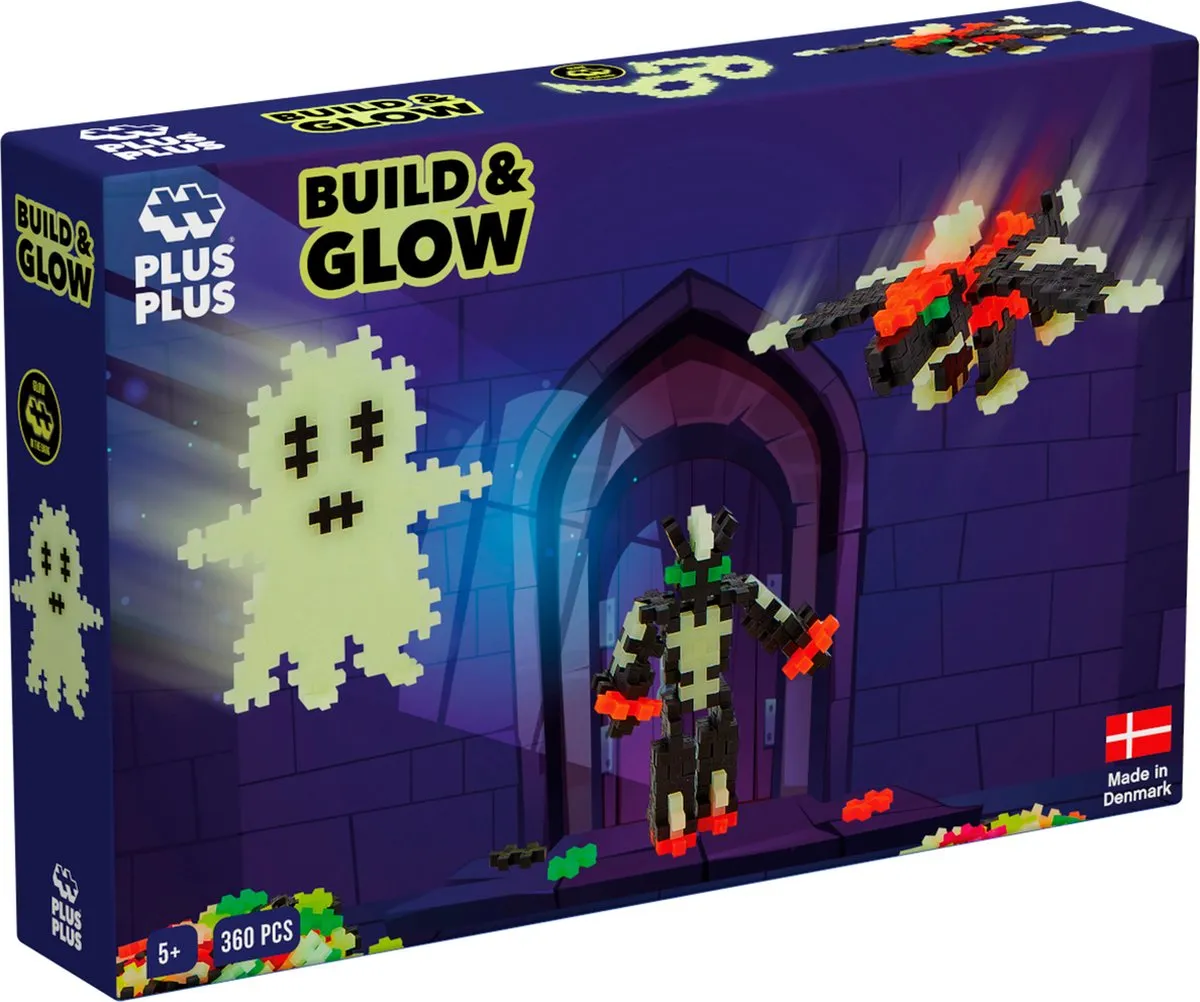 Plus-Plus Basic 360 Glow-in-the-Dark Bouwset