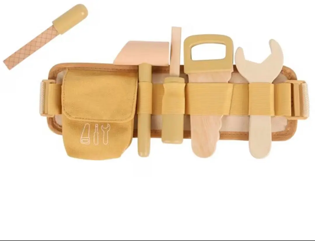 Playing Kids Houten Gereedschapsset met Riem