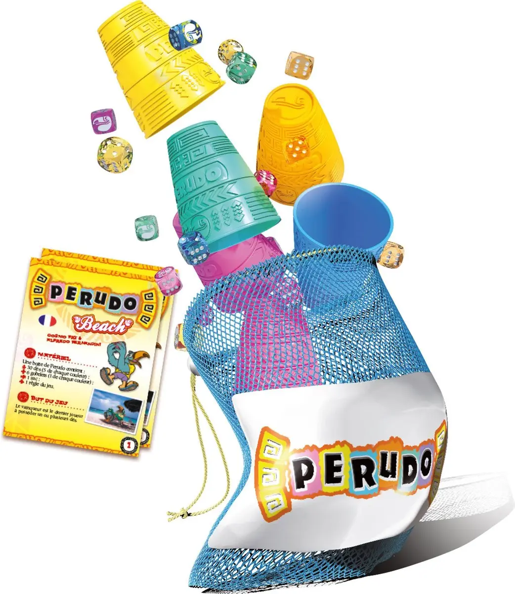 Zygomatic Perudo Beach Dobbelspel ASM03-002 - Meerkleurig