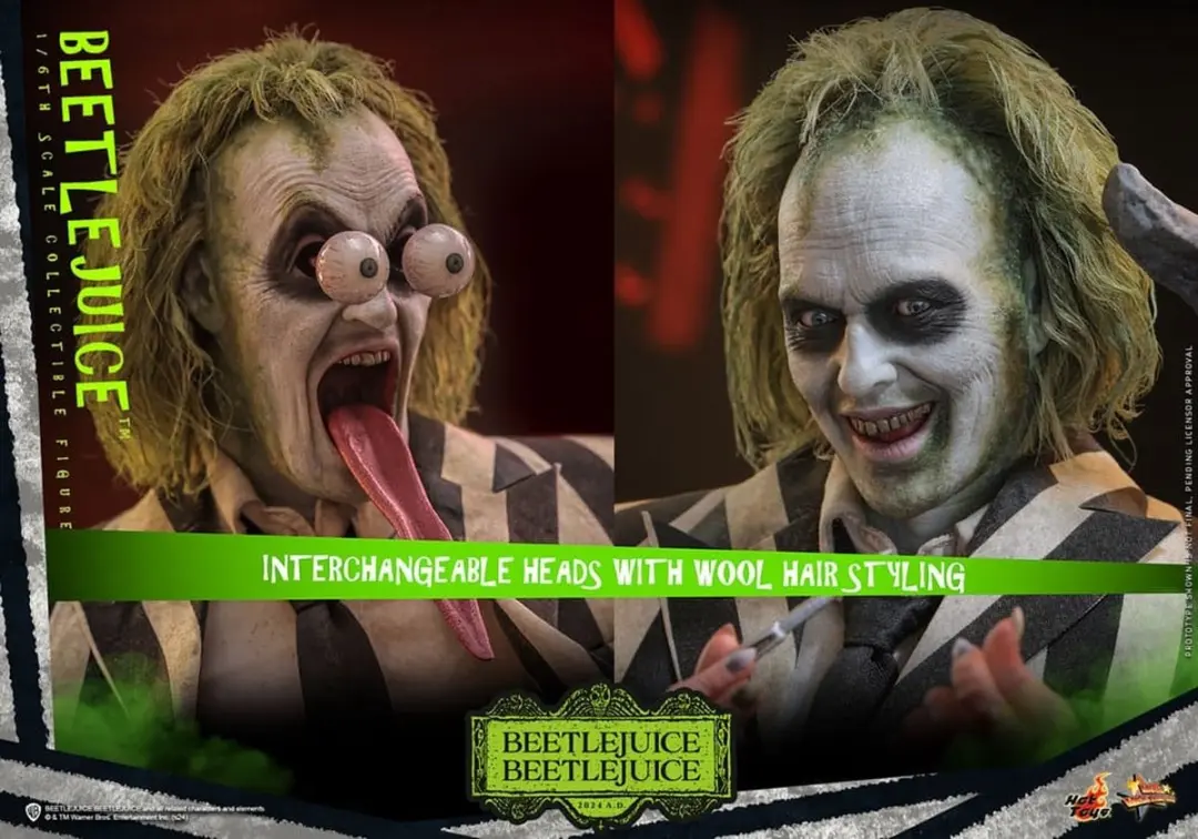 Hot Toys Beetlejuice Beetlejuice Action Figure 1/6 - 30cm - Multi