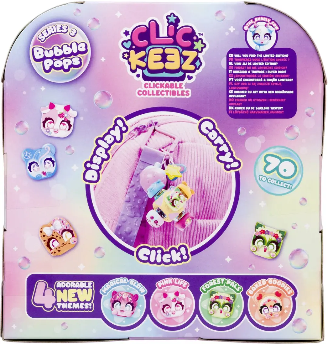 Goliath Clickeez Series 3 Sleutelhanger Fidget - Multikleur