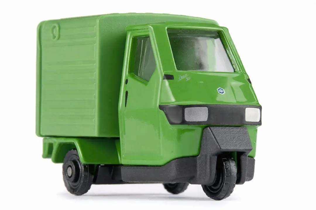 SIKU 1111 Piaggio Ape Verde - Groene Metaal/Kunststof