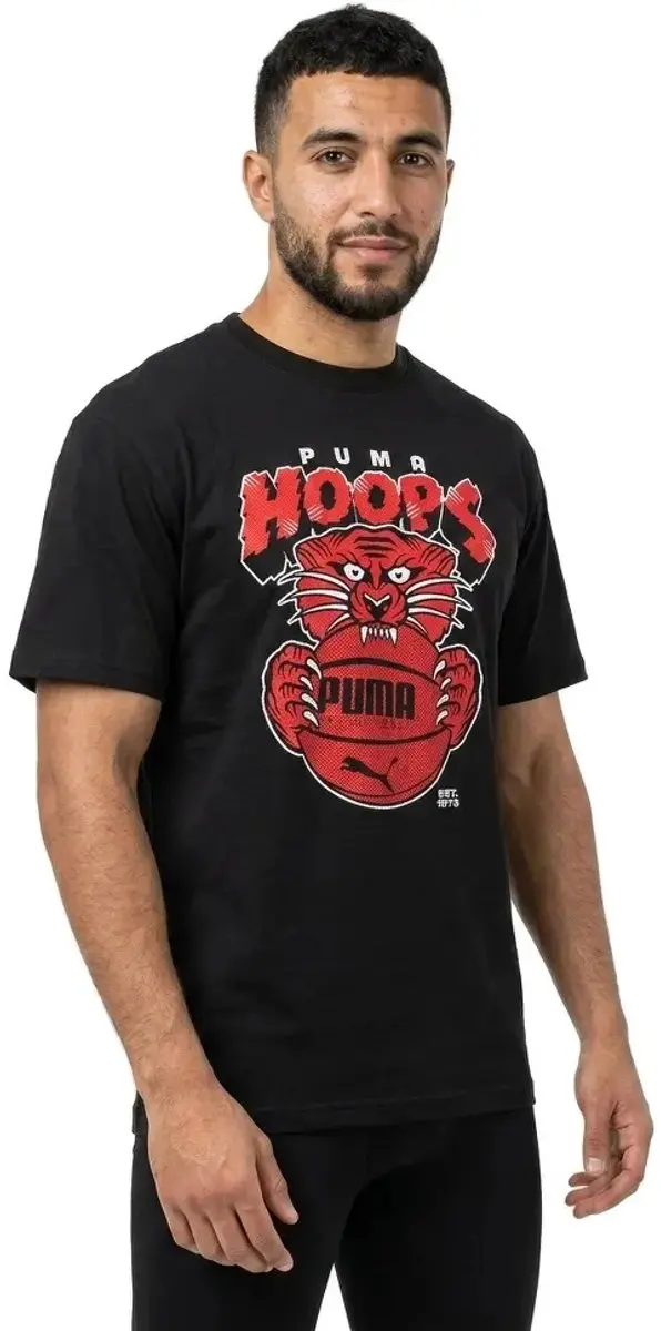 PUMA Flagrant Foul 3 Hoops T-shirt - Zwart L