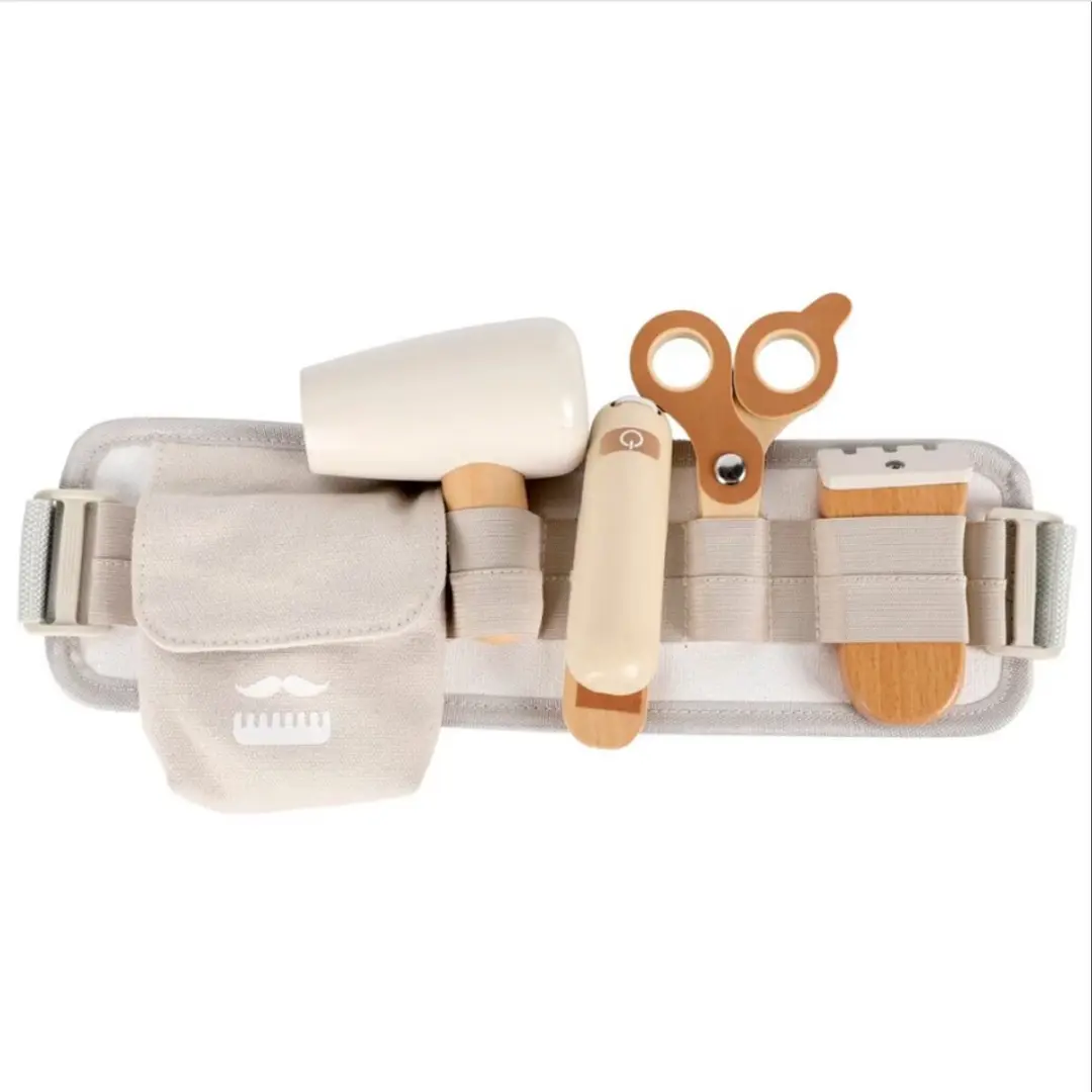 Playing Kids Houten Kappersset met Riem