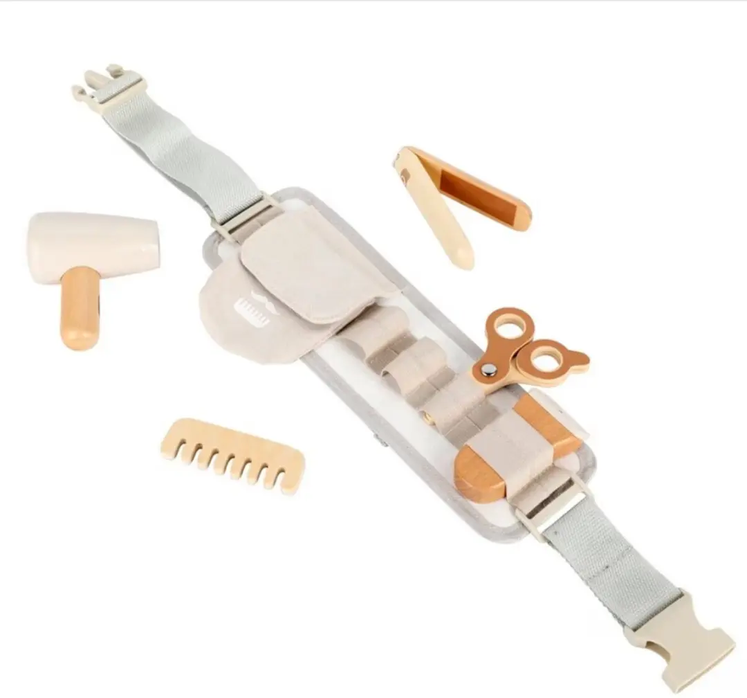 Playing Kids Houten Kappersset met Riem