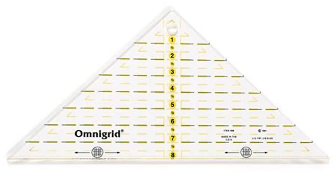 Prym 45° Driehoek Omnigrid 1/4 Kwadraat - Blauw - afbeelding 6 van 6