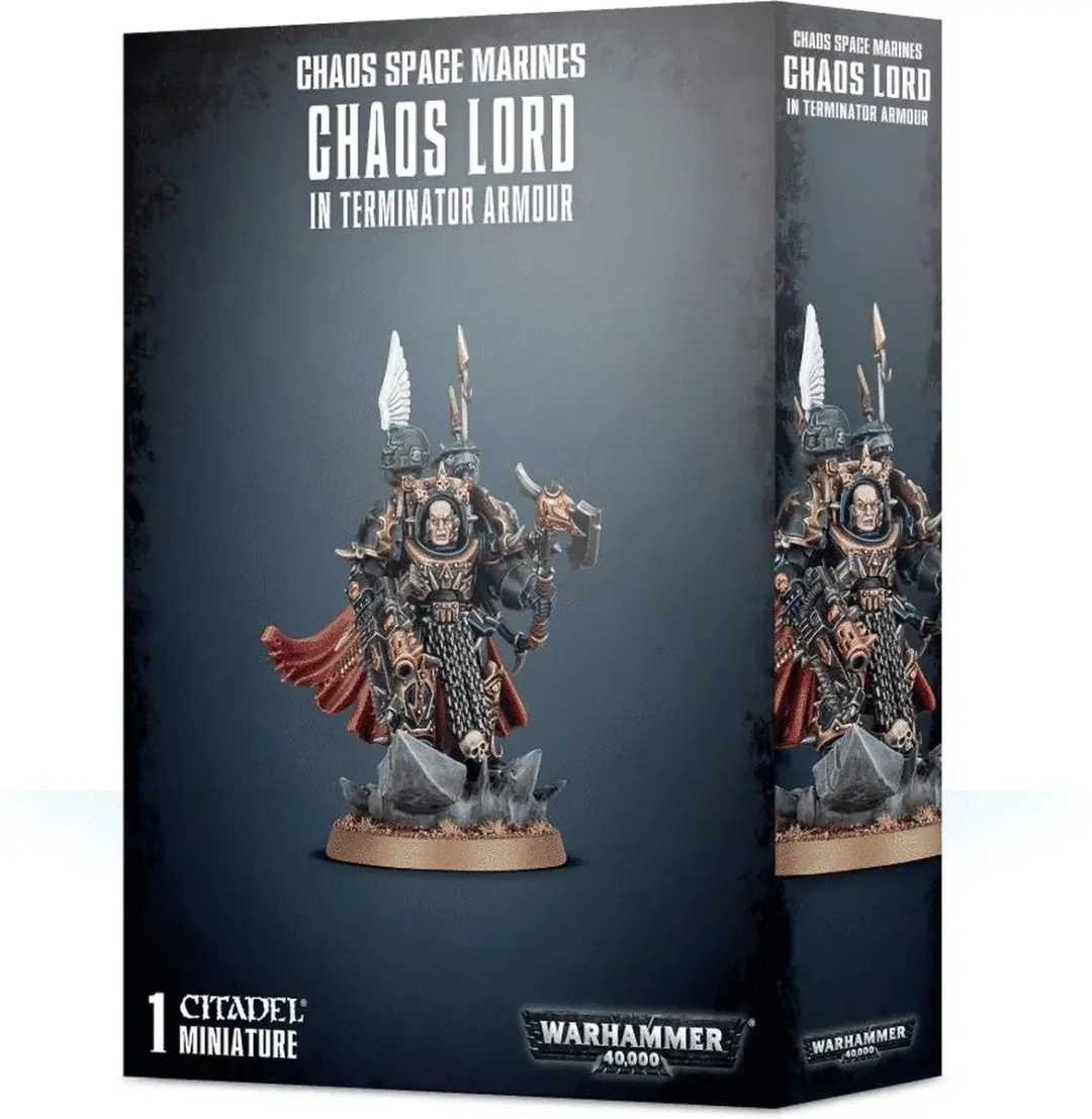 Games Workshop Warhammer 40.000 Chaos Space Marines Chaos Lord Terminator Armour