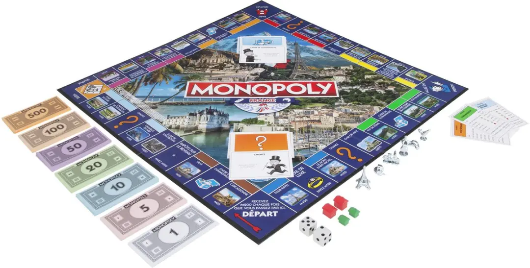 Hasbro Monopoly France E16531010 - 2-6 Spelers