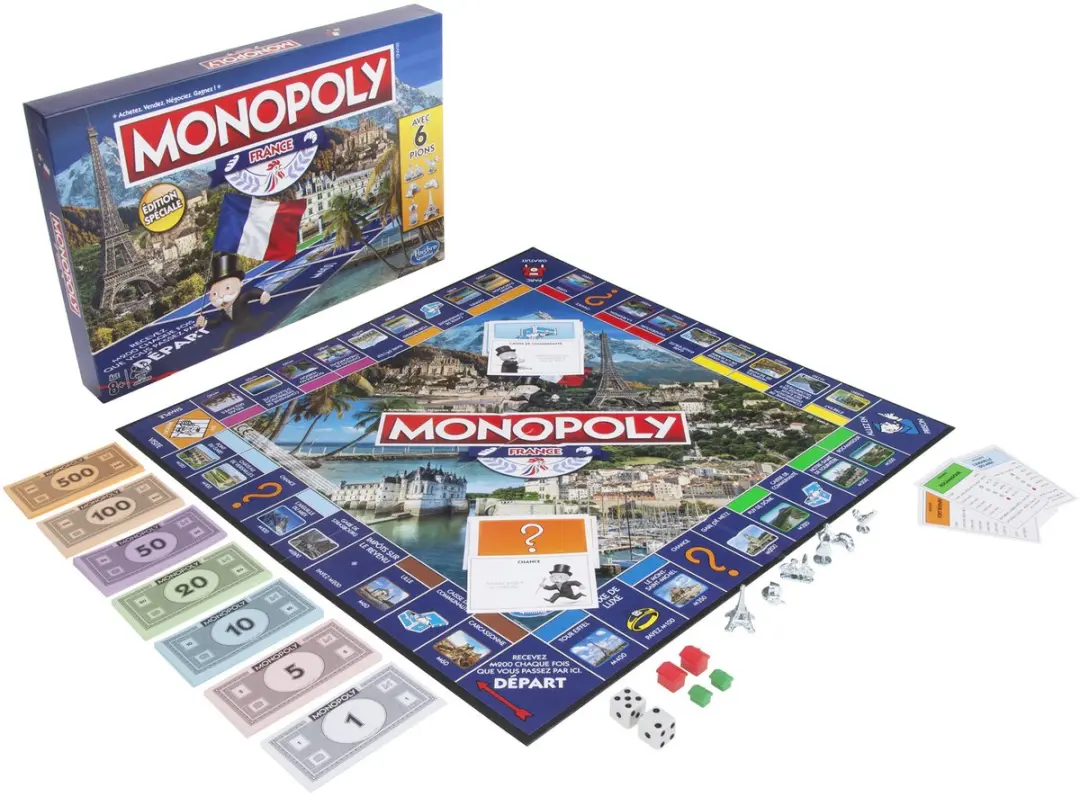 Hasbro Monopoly France E16531010 - 2-6 Spelers