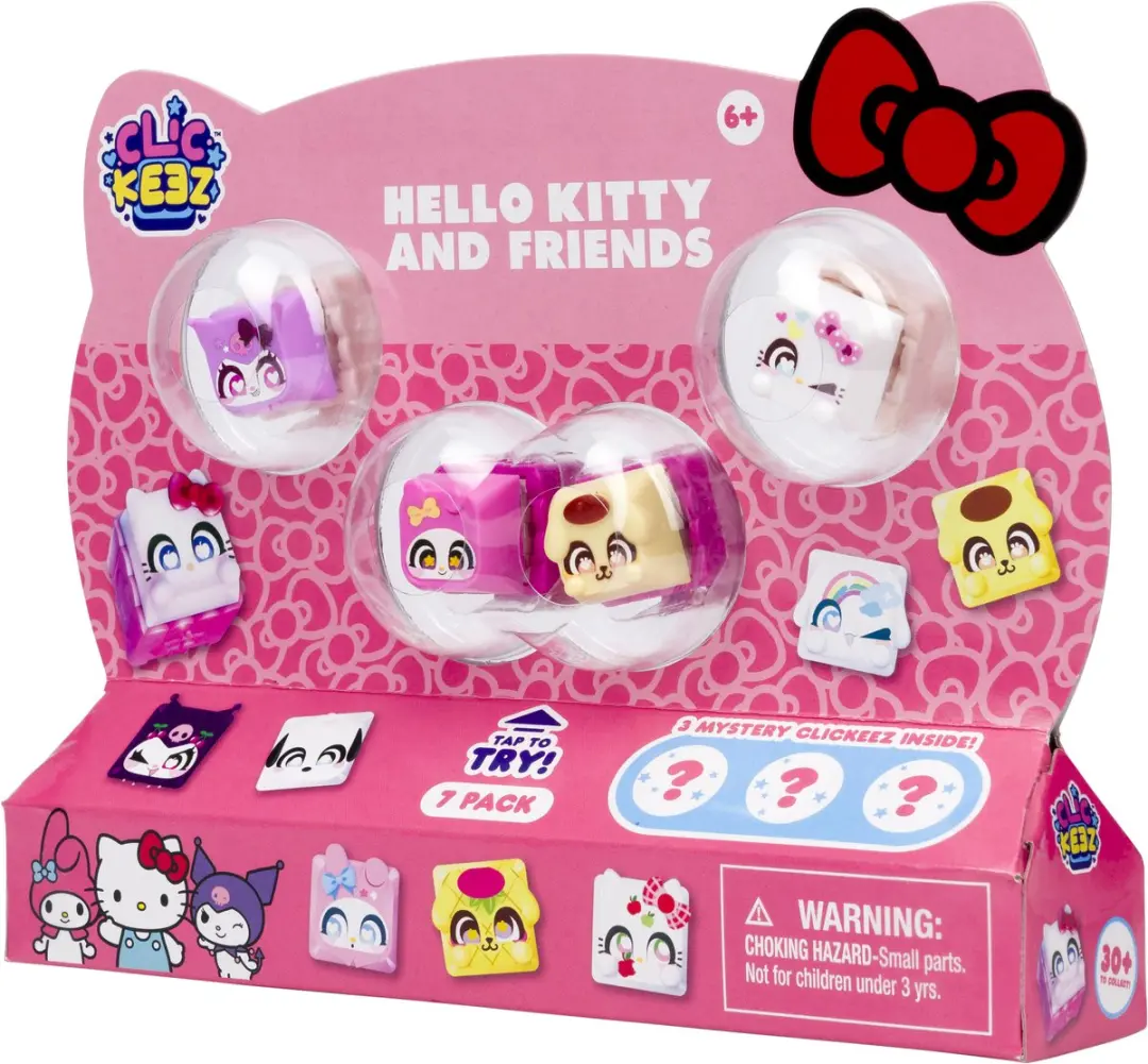 Goliath Clickeez Hello Kitty & Friends 7 Pack - Fidget Speelgoed - Multikleur