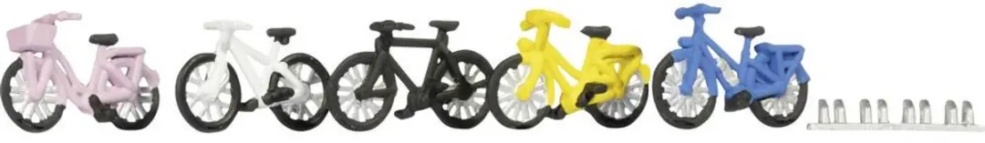 Noch Fietsen & Rek Schaal H0