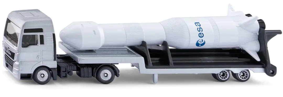 SIKU 1758 MAN Truck met ESA Raket 1:87
