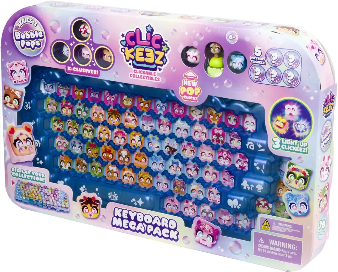 Goliath Clickeez Series 3 Keyboard Mega Pack - Anti-Stress Speelgoed - Multicolor