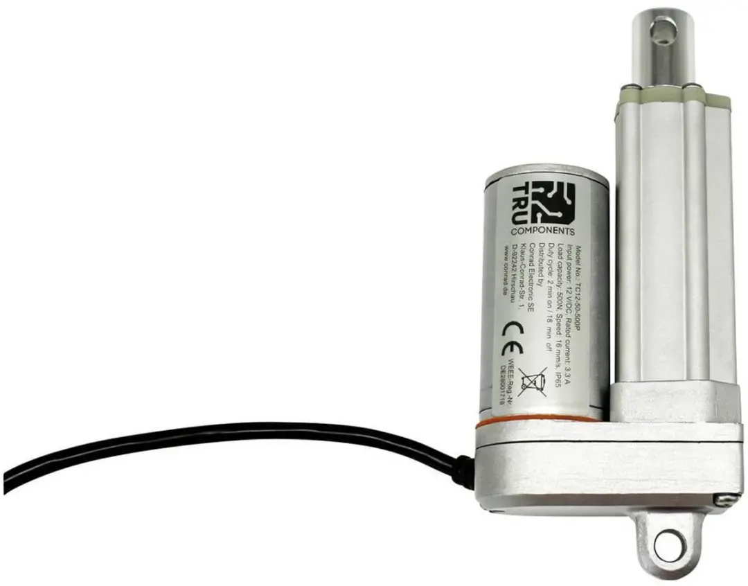 Tru Components TC12-50-500P Elektrische Cilinder 12V - 50mm - 500N