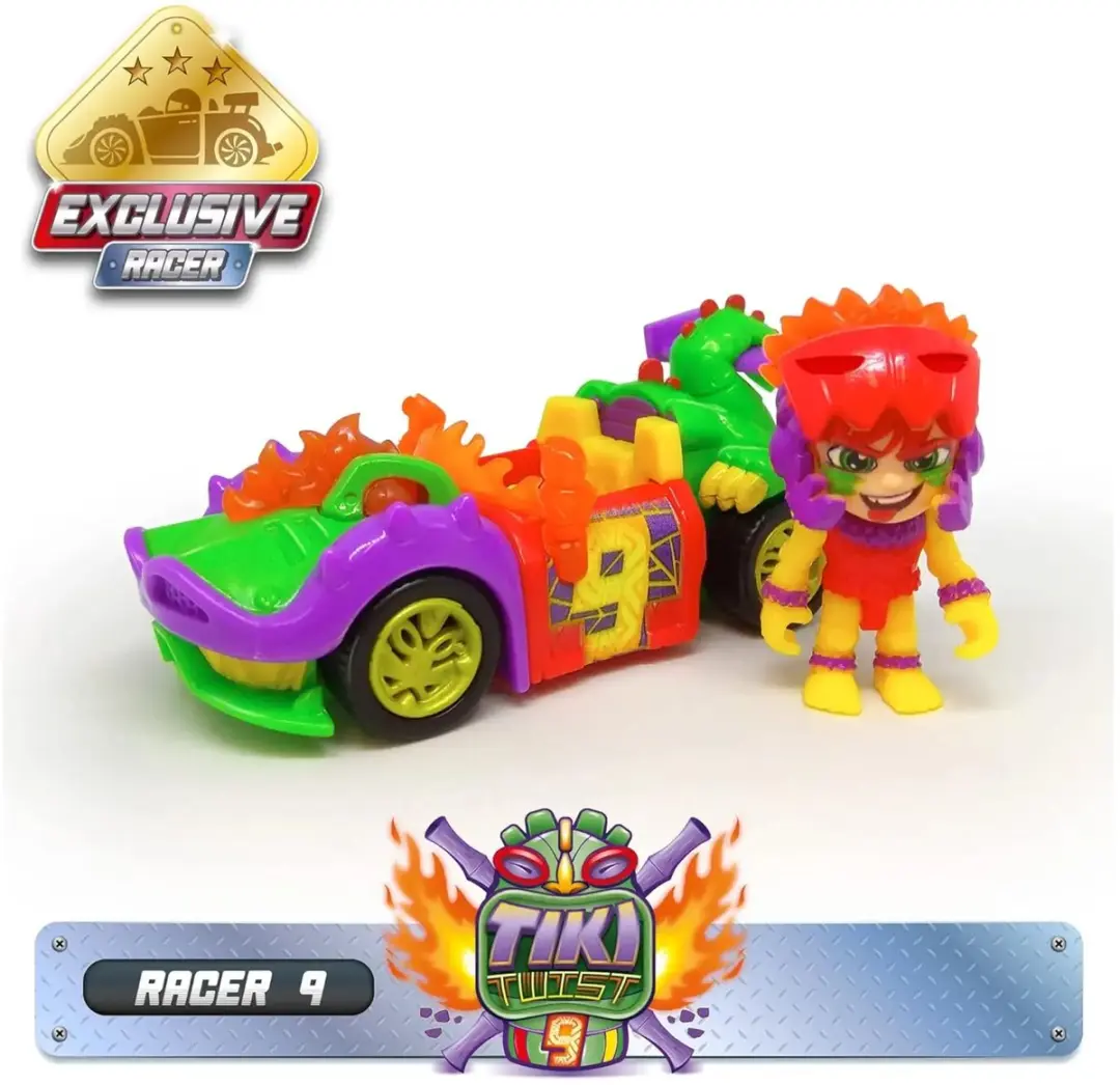 HTI Toys T-Racers Dragon Loop Looping - Racebaanauto Divers