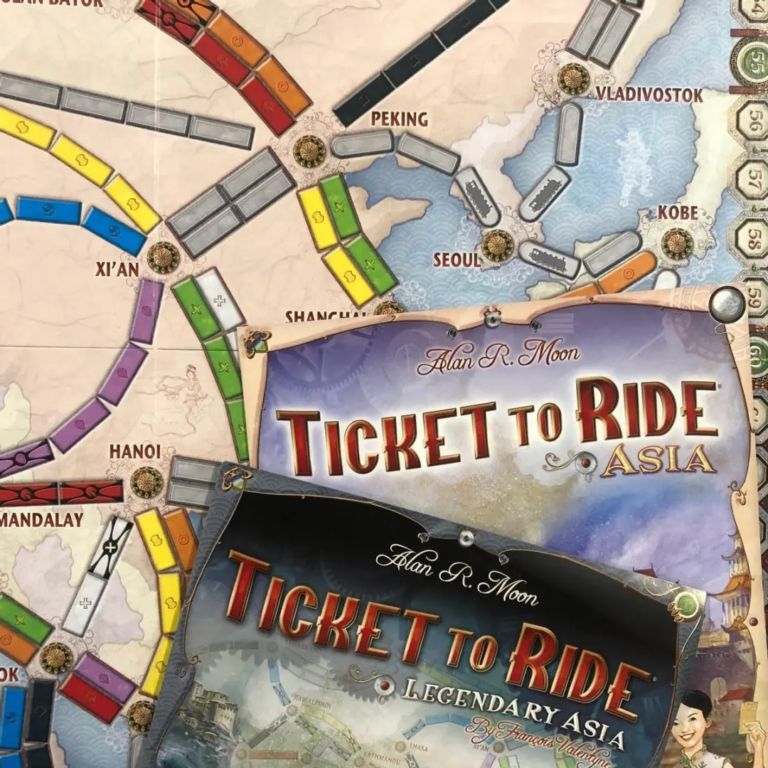 Days of Wonder Ticket to Ride Asia Uitbreiding - Bordspel