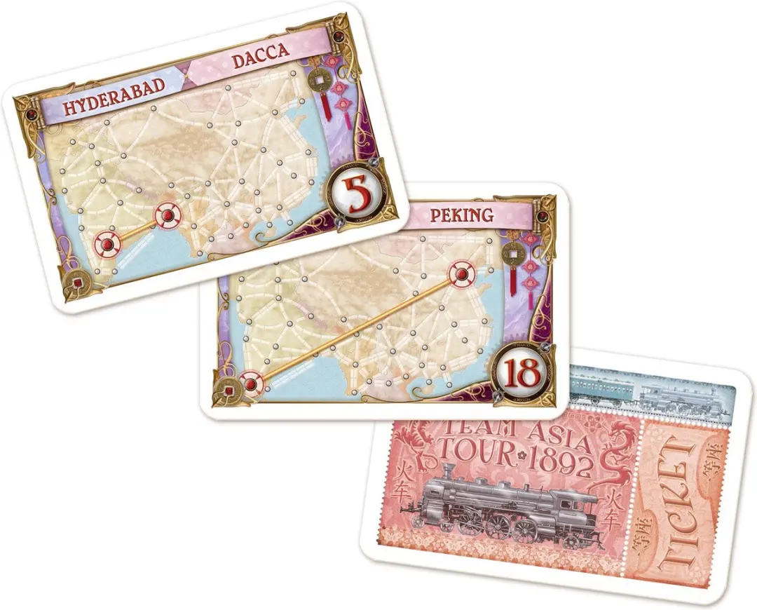 Days of Wonder Ticket to Ride Asia Uitbreiding - Bordspel