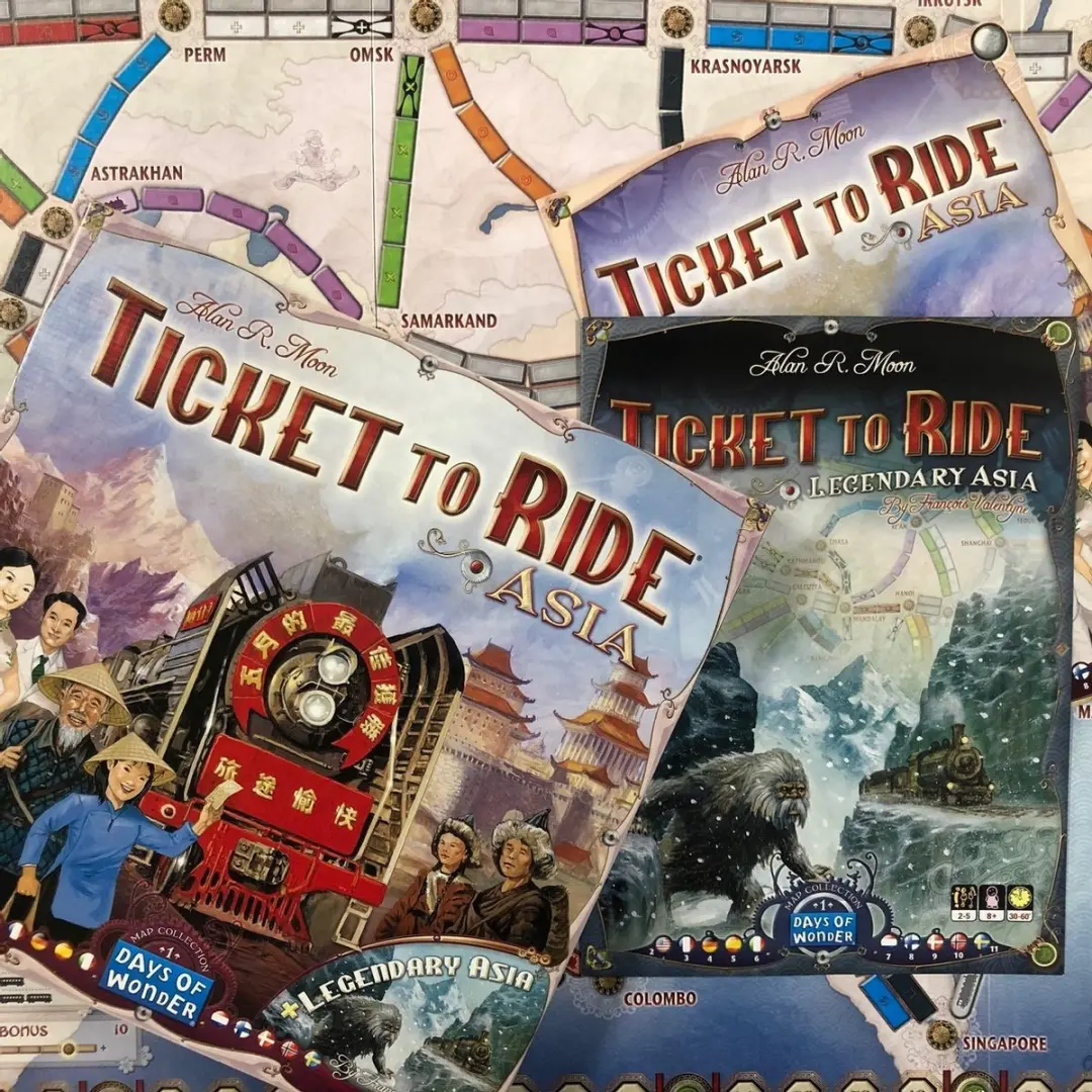 Days of Wonder Ticket to Ride Asia Uitbreiding - Bordspel
