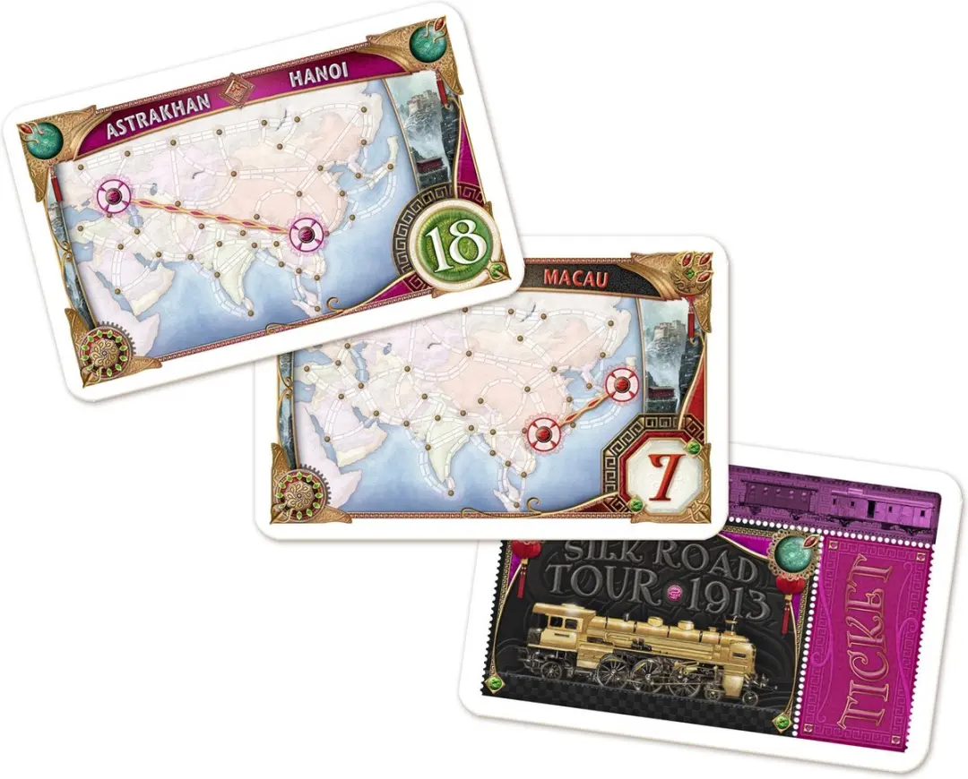 Days of Wonder Ticket to Ride Asia Uitbreiding - Bordspel