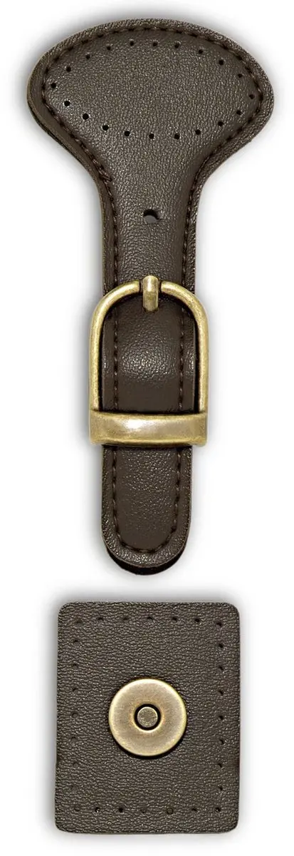 Prym Tassluiting met magneetknop 416485 - Grijs