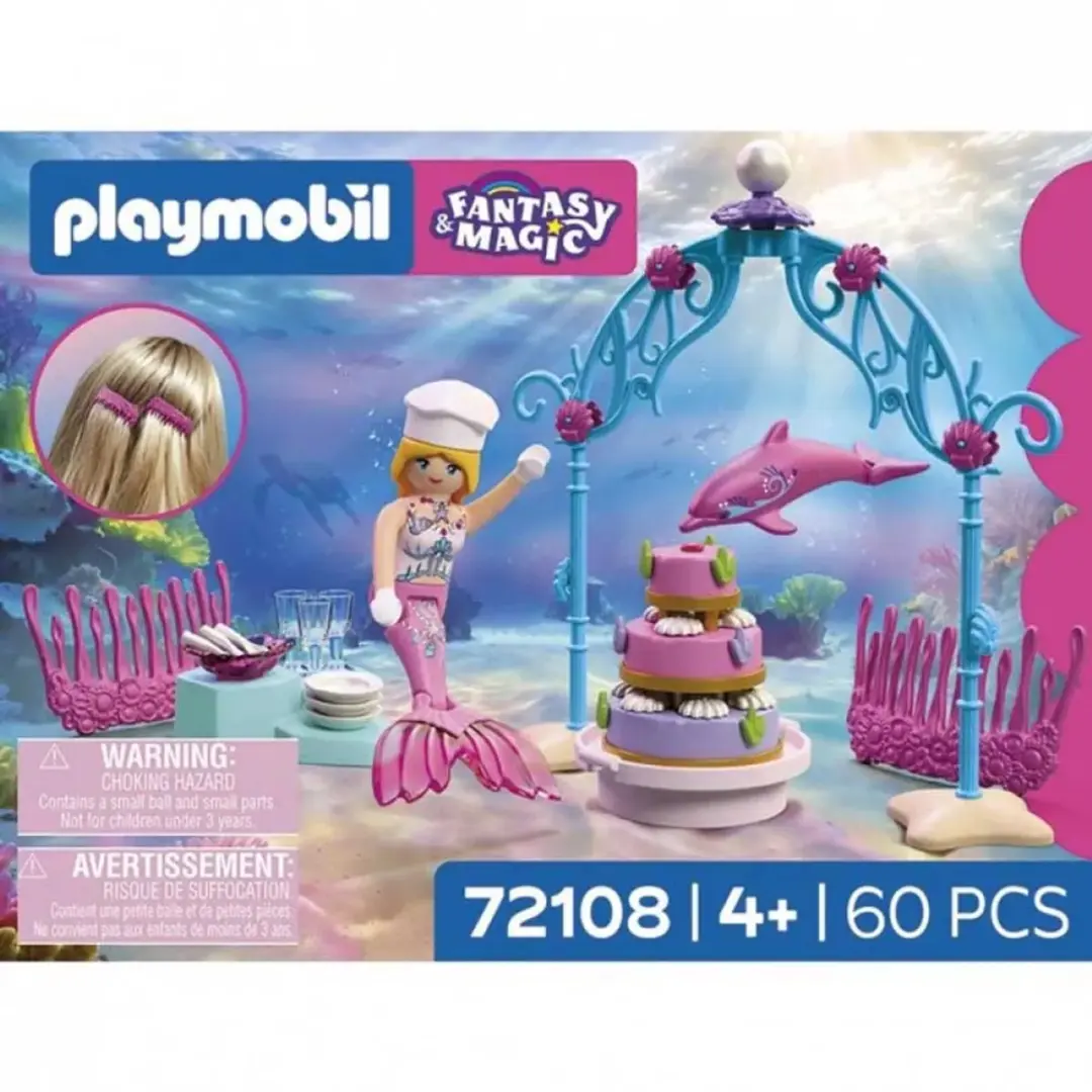 Playmobil Onderwaterbruiloftsbuffet P-72108 - Meerkleurig