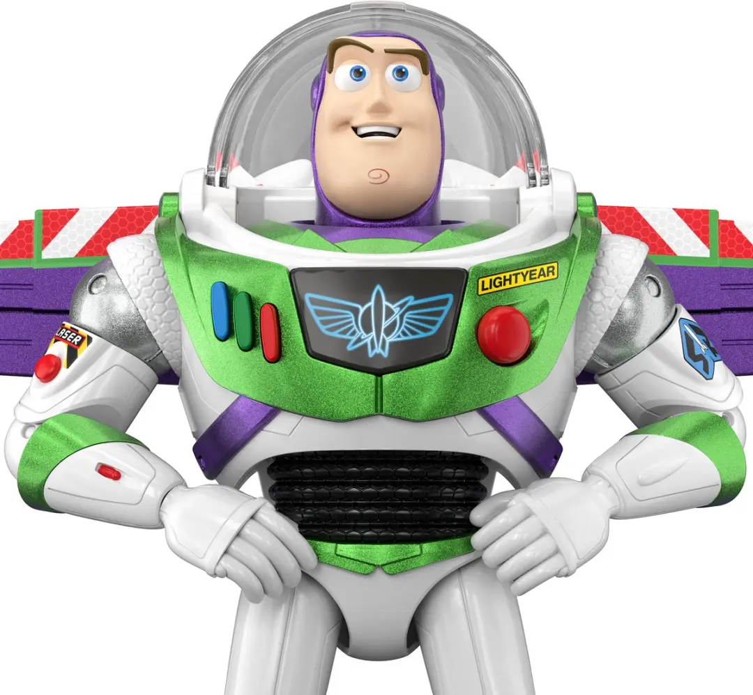 Mattel Disney Pixar Toy Story Buzz Lightyear Vliegstand 30cm - 35+ Geluiden - JNB36