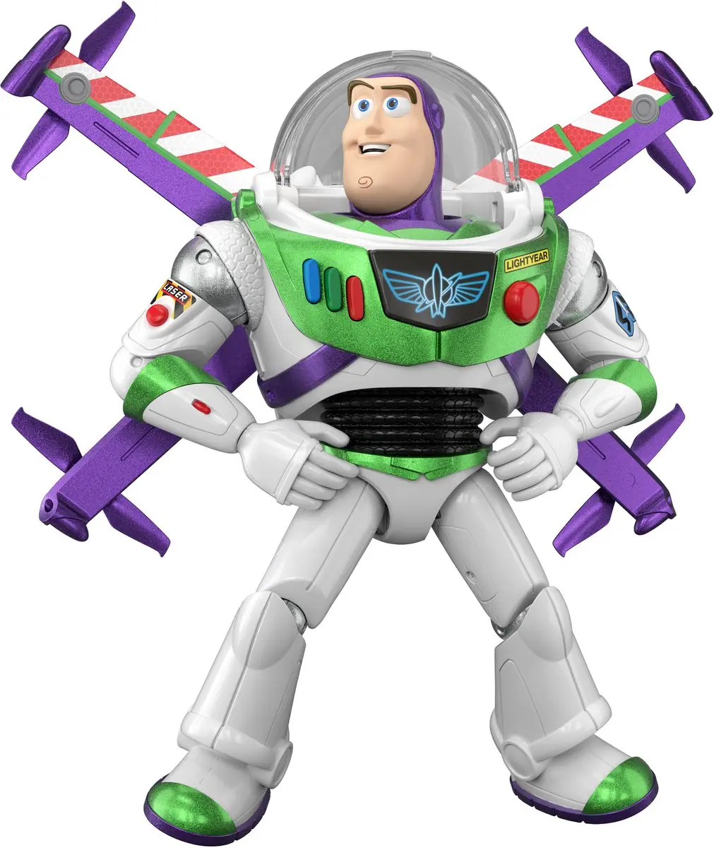 Mattel Disney Pixar Toy Story Buzz Lightyear Vliegstand 30cm