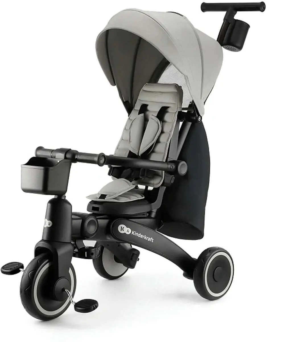 KinderKraft JAZZ 2 5-in-1 Kinderdriewieler - Grijs