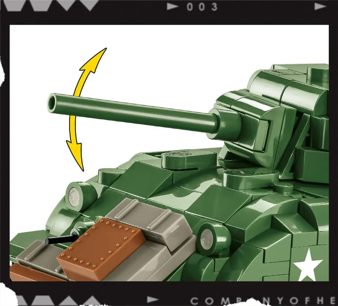 Cobi Sherman M4A1 - 12 Onderdelen - Meerkleurig
