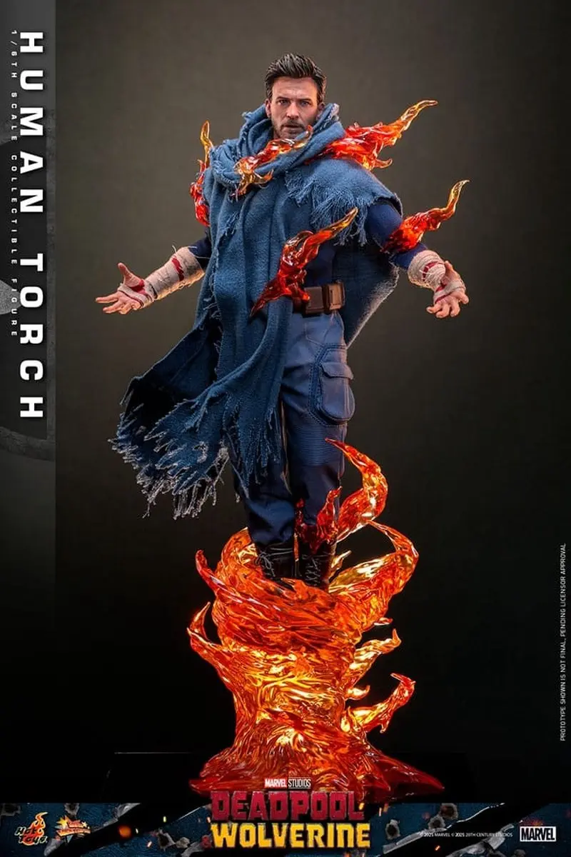 Hot Toys Deadpool & Wolverine Movie Masterpiece Human Torch 1/6