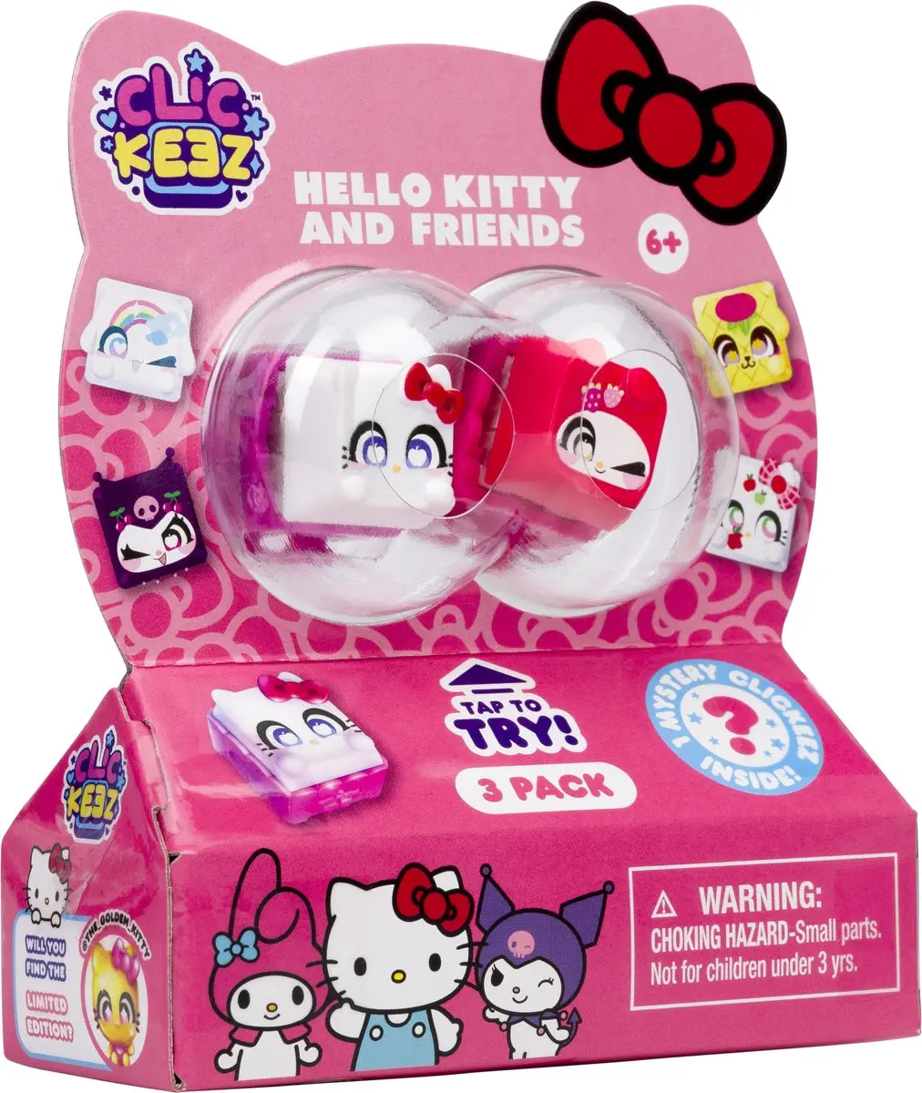 Goliath Clickeez Hello Kitty & Friends 3 Pack - Fidget Speelgoed - Multikleur