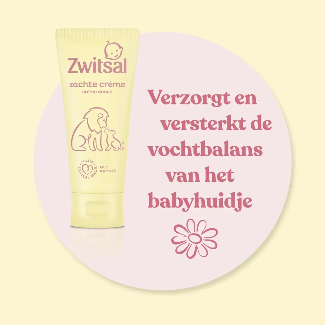 Zwitsal Zachte Crème 100ml - 5 Stuks