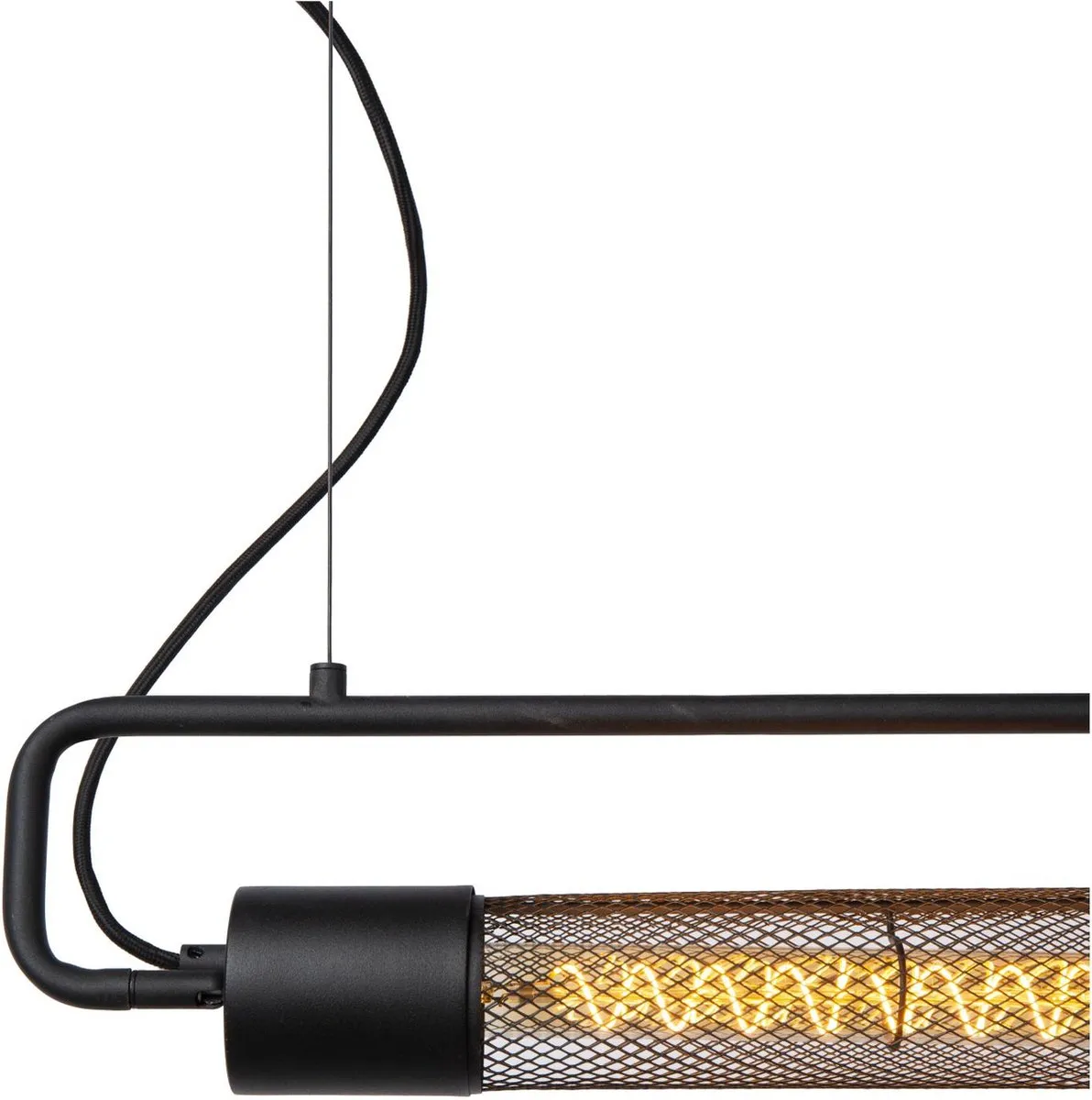 Lucide Calixx Hanglamp 2xE27 - Zwart