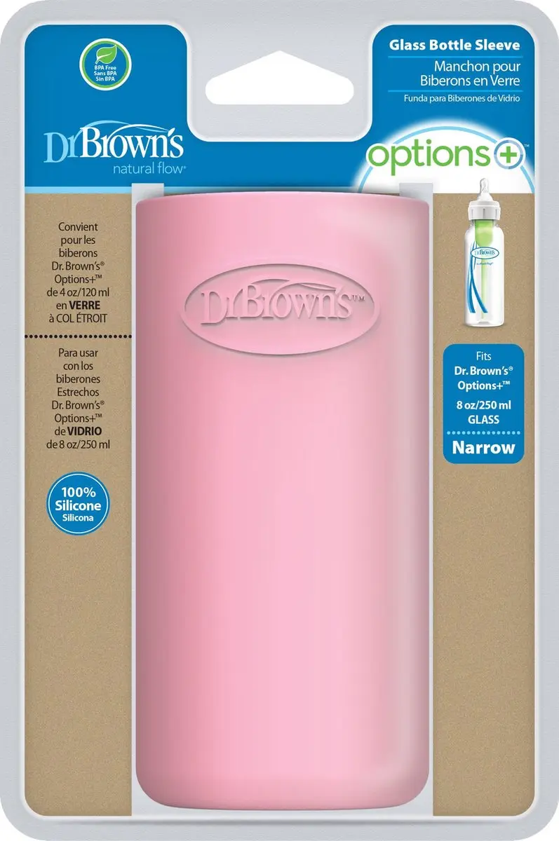 Dr. Brown's Flesbeschermer 250ml - Roze