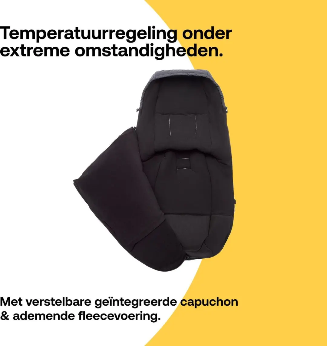 Bugaboo Winter Performance Voetenzak Midnight Black