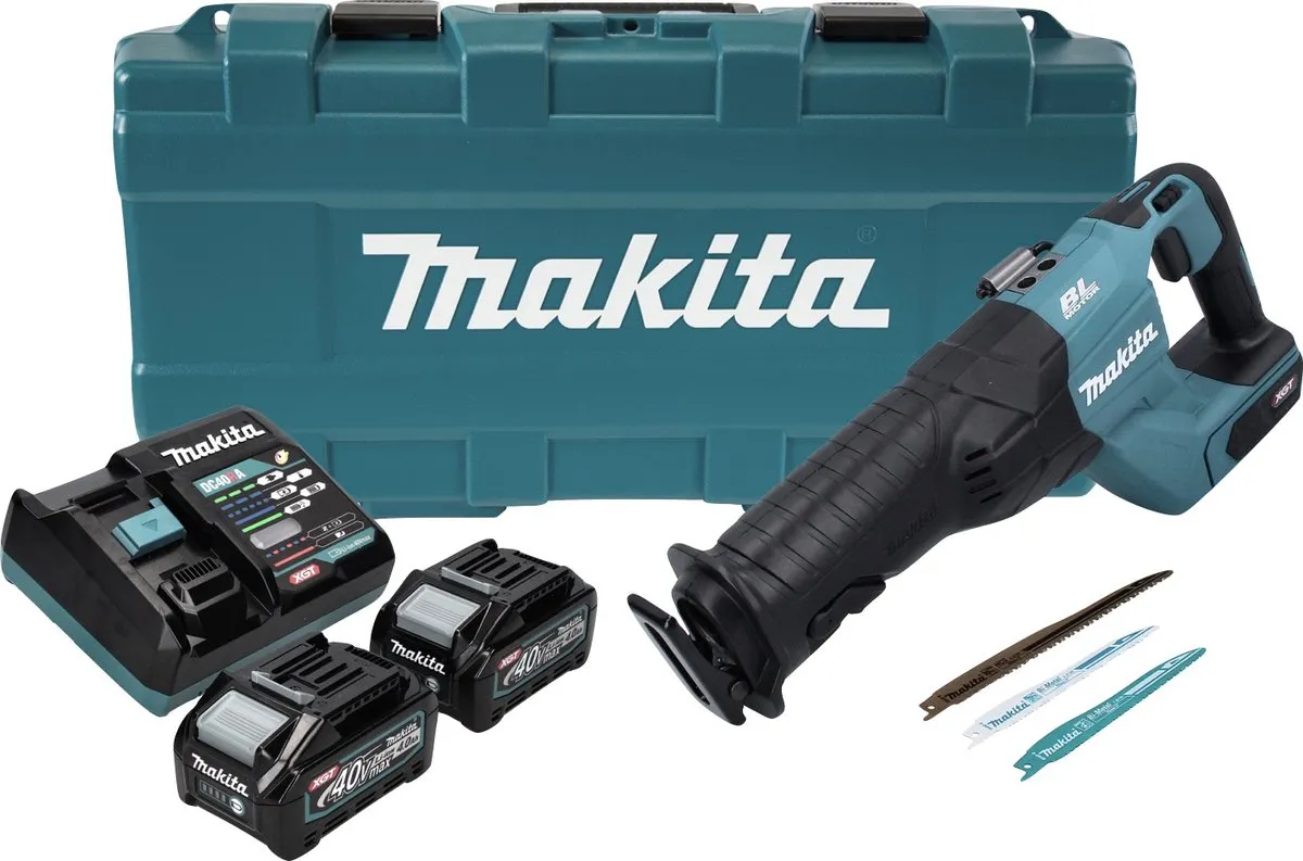 Makita JR001GM201 XGT Reciprozaag - 2x 4,0Ah 40V - Koolborstelloos - afbeelding 6 van 6