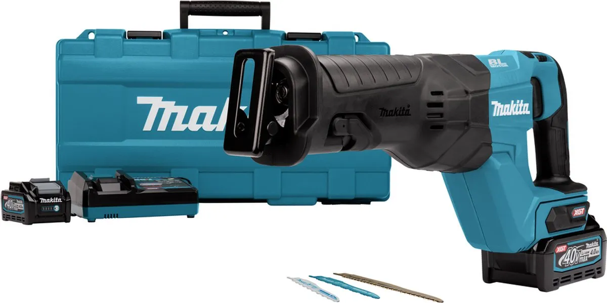 Makita JR001GM201 XGT Reciprozaag - 2x 4,0Ah 40V - Koolborstelloos