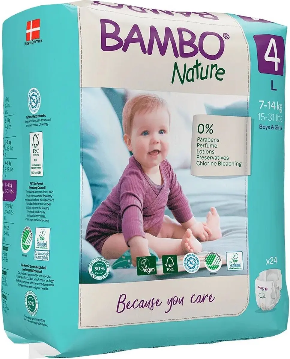 BAMBO Nature Luiers Maat 4