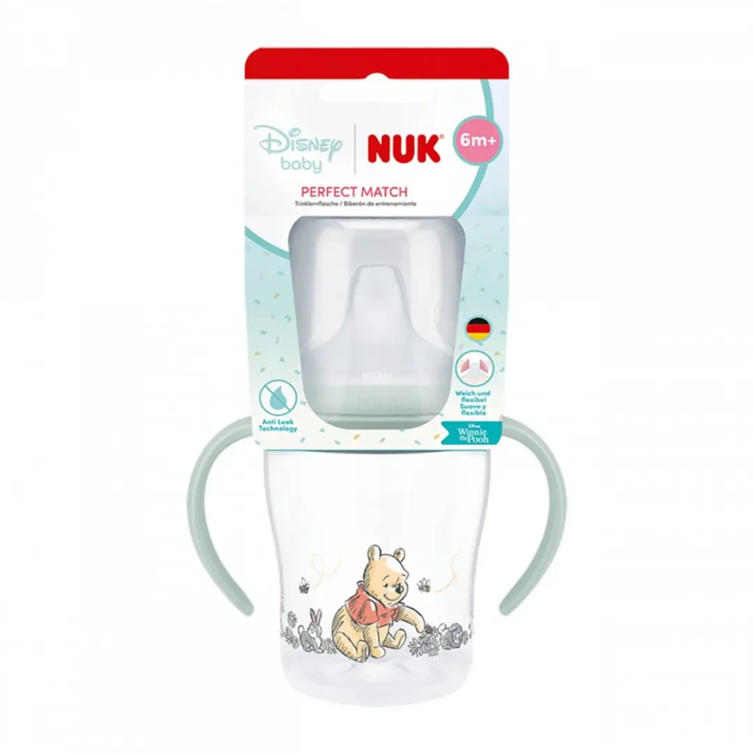 NUK Disney Perfect Match Oefenfles 150ml - Groen