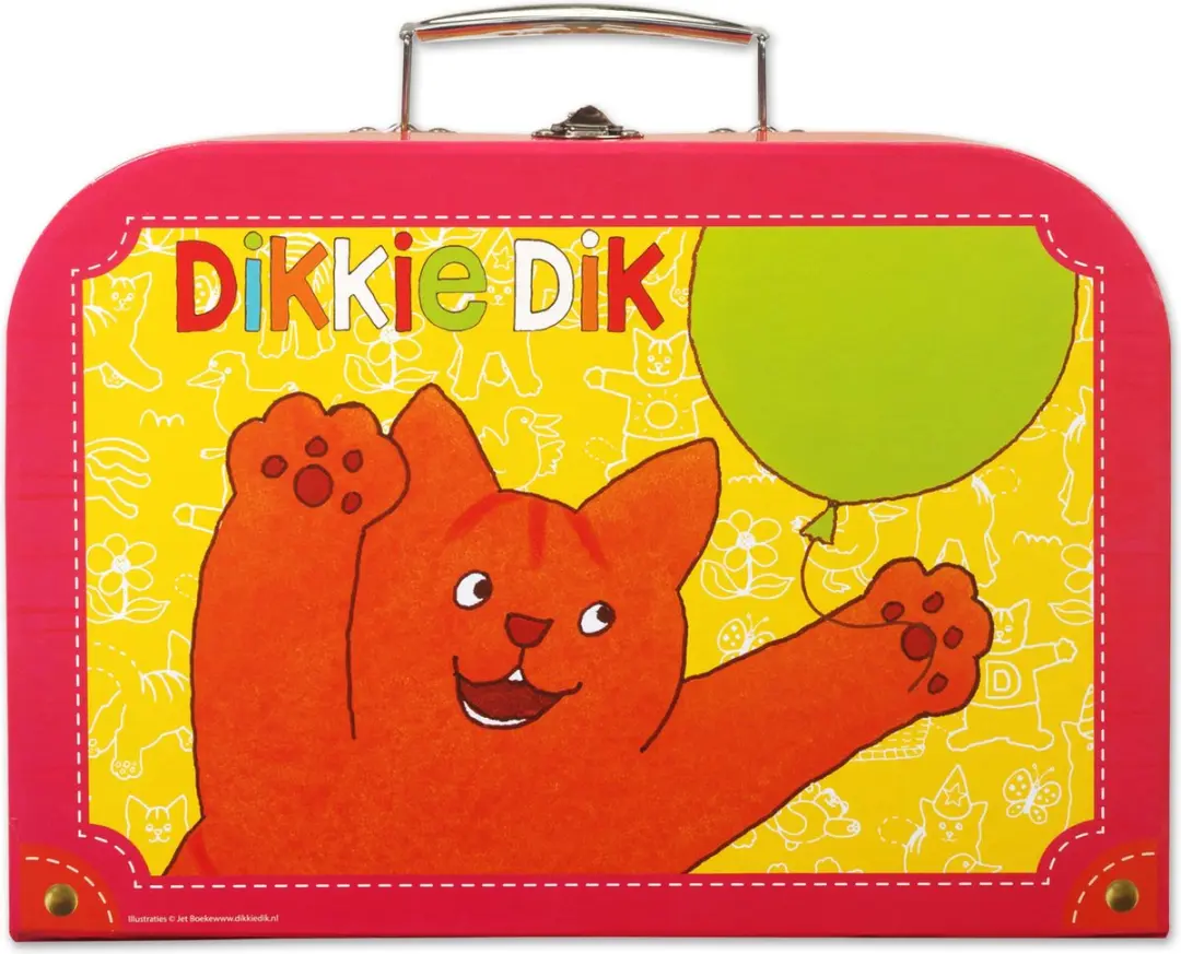 Simply for Kids Dikkie Dik Kofferset - Blauw/Rood/Geel