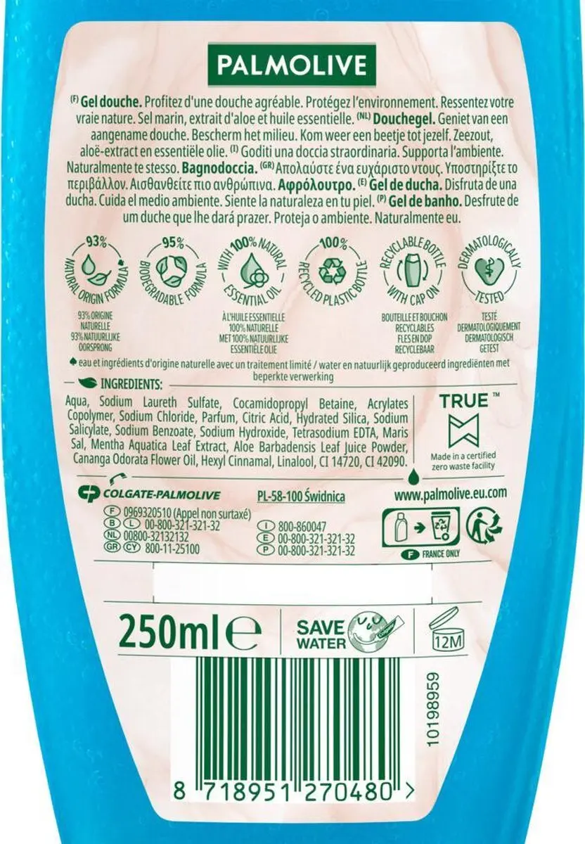Palmolive Douchegel Wellness Massage 250ml