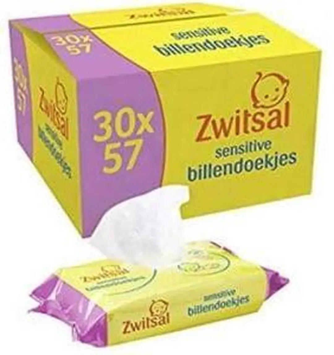Zwitsal Sensitive Billendoekjes 1710 - 30x57 Stuks